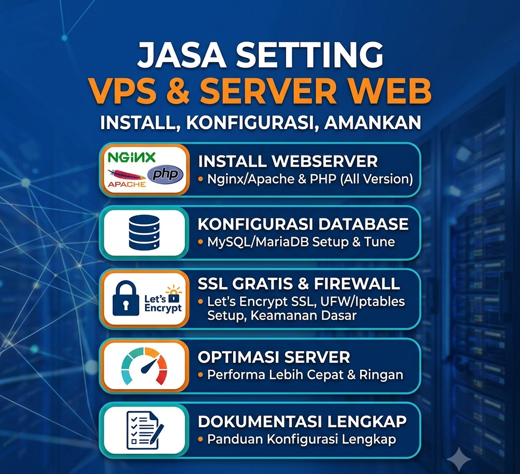 Jasa Instalasi Web Server VPS